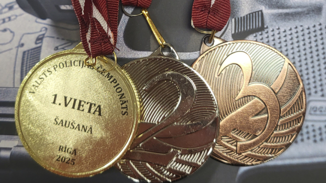 Valsts policijas čempionāta sacensībās šaušanā