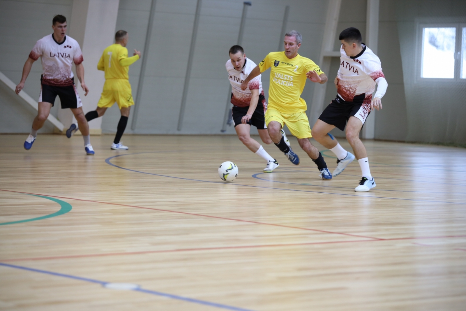 Iekšlietu ministrijas čempionāta sacensības telpu futbolā